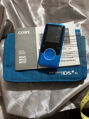 COBY Blue Portable MP3 Player - Compact MP620 Series Digital Audio Player